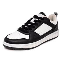 Sapato Nautica Bence-White Black Fashion Tênis para homens, tamanho 11