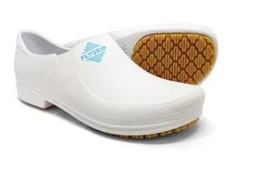 Sapato Ocupacional de Segurança com Salto Classic Branco - Flygrip Sapato Ocupacional de Segurança com Salto Classic Branco - Flygrip