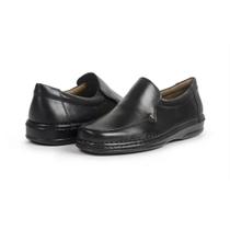 Sapato Opananken Antistress Ortopédico Couro Preto Sapato Opananken Antistress Ortopédico Couro Preto