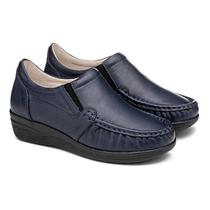 Sapato Ortopédico Feminino Para Esporão Cor Azul - Aninha Shoes