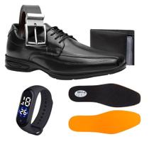Sapato Ortopédico Social Masculino Confortável Antistress - br2 - footwear