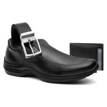 Sapato Ortopédico Social Masculino Confortável Antistress - Eljhäy