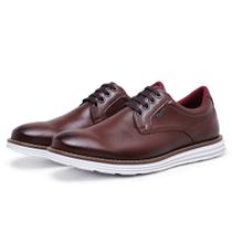 Sapato Oxford Casual Masculino Esporte Fino Slim Moderno Palmilha EVA Confortavel Sola Resistente