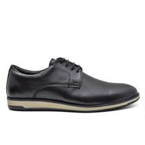 Sapato Oxford Clássico Masculino Couro Legítimo Preto Liso Sapato Oxford Clássico Masculino Couro Legítimo Preto Liso
