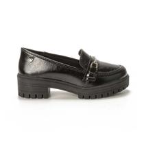 Sapato Oxford Feminina Loafer Tratorado Salto Baixo Mississipi Q8551