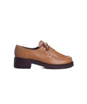 Sapato Oxford Feminino Pixolé Salto Médio Couro Capuccino Sapato Oxford Feminino Pixolé Salto Médio Couro Capuccino