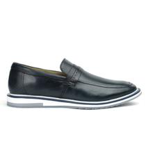 Sapato Oxford FG Esporte Fino Em Couro Nobre Marinho