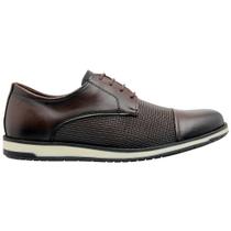 Sapato Oxford Five Days Masculino Sintético Café