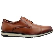 Sapato Oxford Five Days Masculino Sintético Castanho