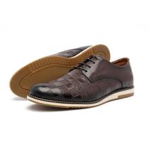 Sapato Oxford Masculino Casual Social Formal Couro Confort 37 ao 44