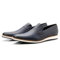 Sapato Oxford Masculino Couro Bico Redondo Liso Dia a Dia Sapato Oxford Masculino Couro Bico Redondo Liso Dia a Dia