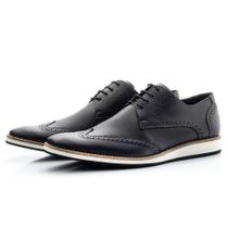 Sapato Oxford Masculino Couro Bico Redondo Moderno Macio Sapato Oxford Masculino Couro Bico Redondo Moderno Macio