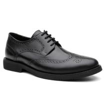 Sapato Oxford Masculino Couro Borracha Moderno Versátil