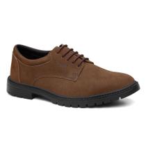 Sapato Oxford Masculino Couro Legítimo Cadarço Linha Conforto