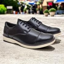 Sapato Oxford Masculino Derby Premium Confort de Luxo