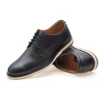 Sapato Oxford Masculino Europeu De Couro Moderno Confort