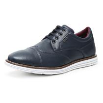 Sapato Oxford Masculino Liso Com Recortes Conforto