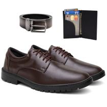 Sapato Oxford Masculino Social Casual Fino Elegante MARROM