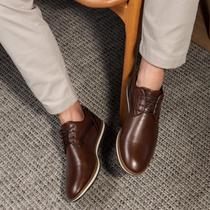 Sapato Oxford Masculino Social Liso Moderno Casual Sapato 02