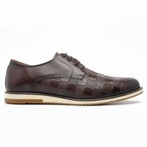 Sapato Oxford Social Masculino em Couro Marrom Sapato Oxford Social Masculino em Couro Marrom