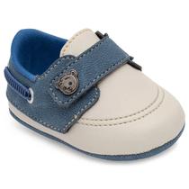 Sapato p/ Bebê Pimpolho com tiras autocolantes Confortável e Macio - RN