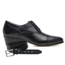 Sapato para dança de salão Masculino em Couro + Cinto 56222 Sapato para dança de salão Masculino em Couro + Cinto 56222