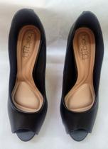 Sapato peep toe meia pata feminino adulto Sapato peep toe meia pata feminino adulto