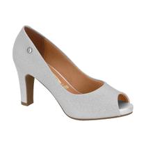 Sapato Peep Toe Meia Pata Feminino Festa Vizzano