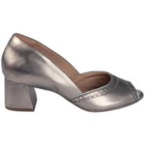 Sapato Peep Toe Neftali Couro 55138