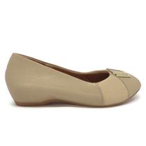 Sapato Peep Toe Usaflex Joanete Couro Tresse N2289