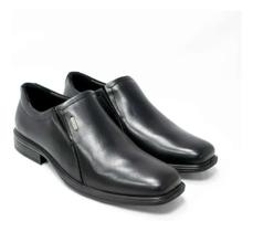 Sapato Pegada Social Elástico Couro Liso - Masculino