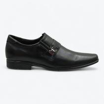 Sapato Pegada Social em Couro Masculino 12650701 Cor:PretoTamanho:38