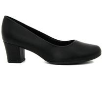 Sapato Piccadilly 110072 Salto Baixo Grosso Confortável Feminino