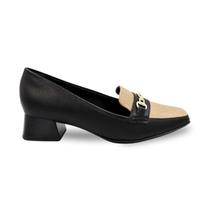 Sapato Piccadilly 160079-2 Preto/Areia