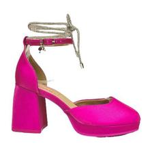 Sapato Piccadilly Adulto Feminino Barbie Salto Bloco - 754009