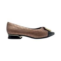 Sapato piccadilly com salto baixo ref:279039 feminino