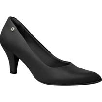 Sapato Piccadilly Conforto Uniforme Scarpin Preto 745064