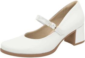 Sapato Piccadilly Feminino Boneca Danubia Branco 654021-36