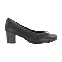 Sapato Piccadilly Feminino Salto Médio Napa Preto Sapato Piccadilly Feminino Salto Médio Napa Preto