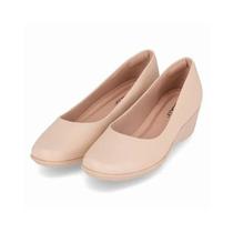 Sapato Piccadilly Ivone Anabela Médio Conforto e Elegância em Cada Passo Nude ou Preto Sapato Piccadilly Ivone Anabela Médio Conforto e Elegância em Cada Passo Nude ou Preto