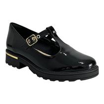 Sapato Piccadilly Loafer Mary Jane 735044 Preto Sapato Piccadilly Loafer Mary Jane 735044 Preto