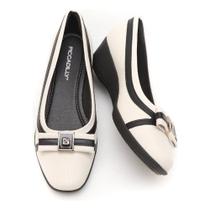 Sapato Piccadilly Off white/Preto Ref.: 143190-1