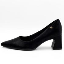 Sapato Piccadilly Scarpin Bico Fino Salto Bloco Feminino Sapato Piccadilly Scarpin Bico Fino Salto Bloco Feminino