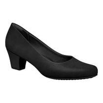 Sapato Piccadilly Scarpin Bico Redondo linha conforto PRETO