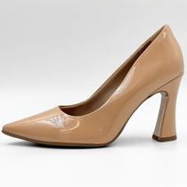 Sapato Piccadilly Scarpin em Verniz Salto Alto Feminino