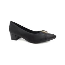 Sapato Piccadilly Scarpin Joanete 739051 Preto