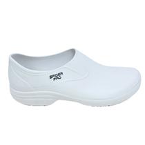 Sapato Profissional Antiderrapante Para Cozinha, Limpeza, Enfermagem Monseg Spider Pro EPI Branco