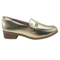 Sapato Ramarim Mocassim com Corrente Dourado 2416101