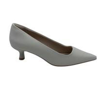 Sapato Ramarim Scarpin Salto Baixo Off White 2515101