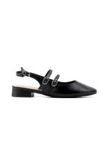 Sapato Ramarim Slingback Salto Baixo 2415131 Preto